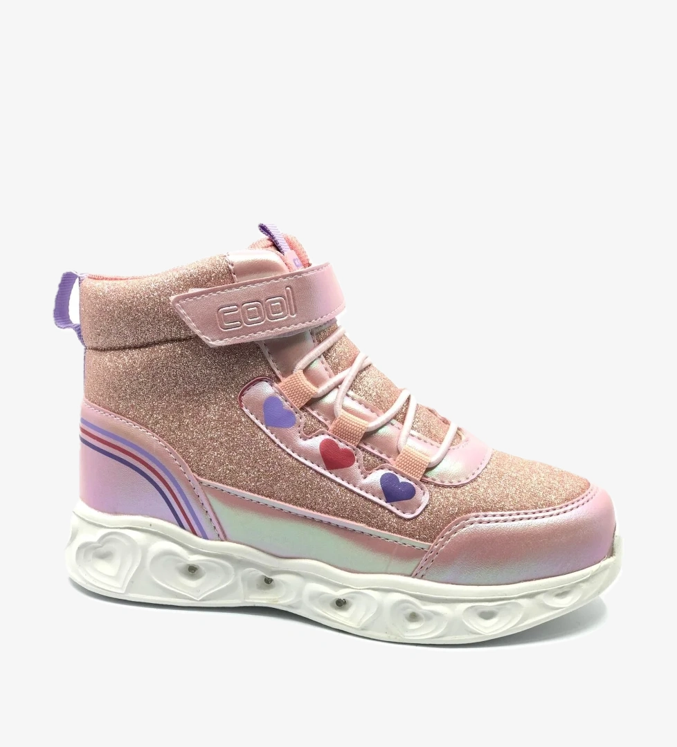 Kids Ortopedik Işıklı Taban Kız Çocuk Bot