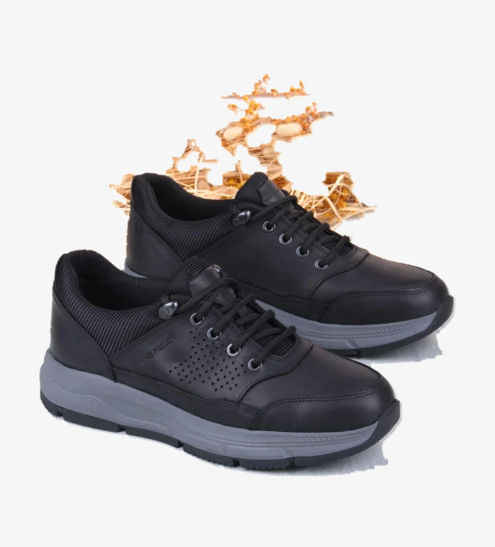 I1287 Kruvasan Hafif Rahat Yürüyüş Ayakkabısı Hakiki Deri Erkek Ayakkabı