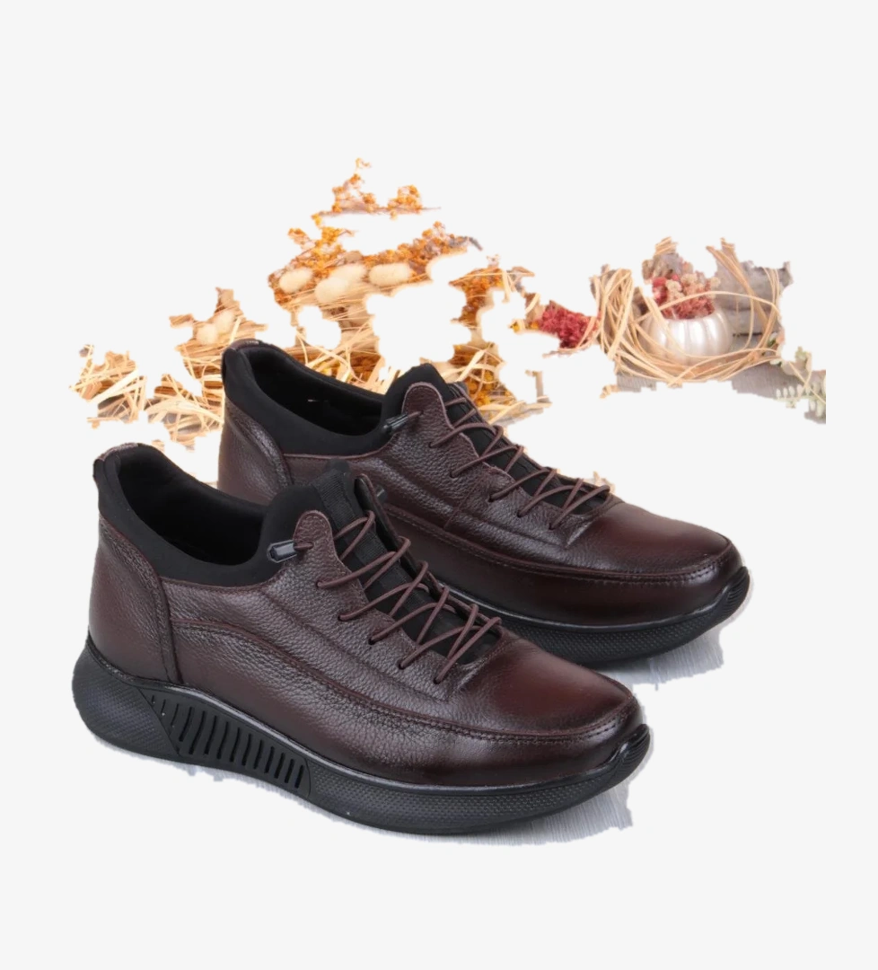 Mehmet Mete 383513 Rahat Kauçuk Taban Orijinal Hakiki Deri Erkek Ayakkabı model görseli