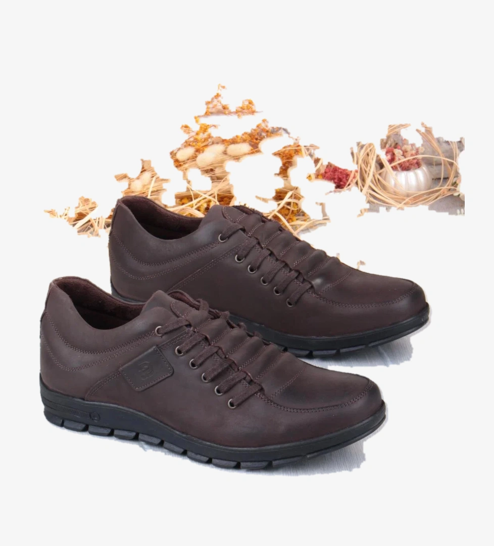 Mehmet Mete 3330 Grezör Rahat Kauçuk Taban Orijinal Hakiki Deri Erkek Ayakkabı model görseli