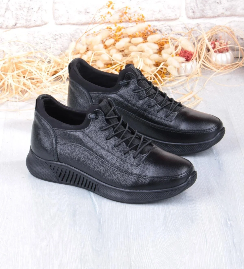 383513 Rahat Kauçuk Taban Orijinal Hakiki Deri Erkek Ayakkabı