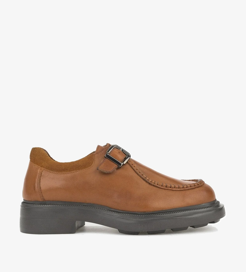 Kadın Hakiki Deri Ayakkabı 1531022Z1197 Taba