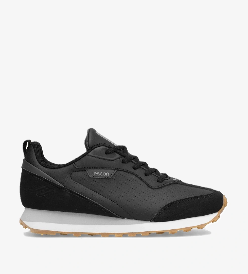 Lescon 25nae00movau Motiva Walking Unisex Klasik Sneaker Siyah Beyaz model görseli