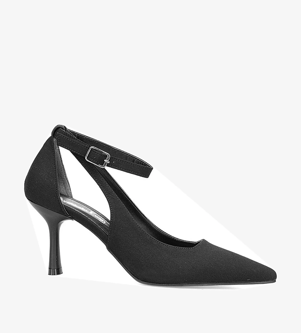 Elit 25KMST1117Z Kadın Klasik Topuklu ayakkabı Siyah - Görsel 1