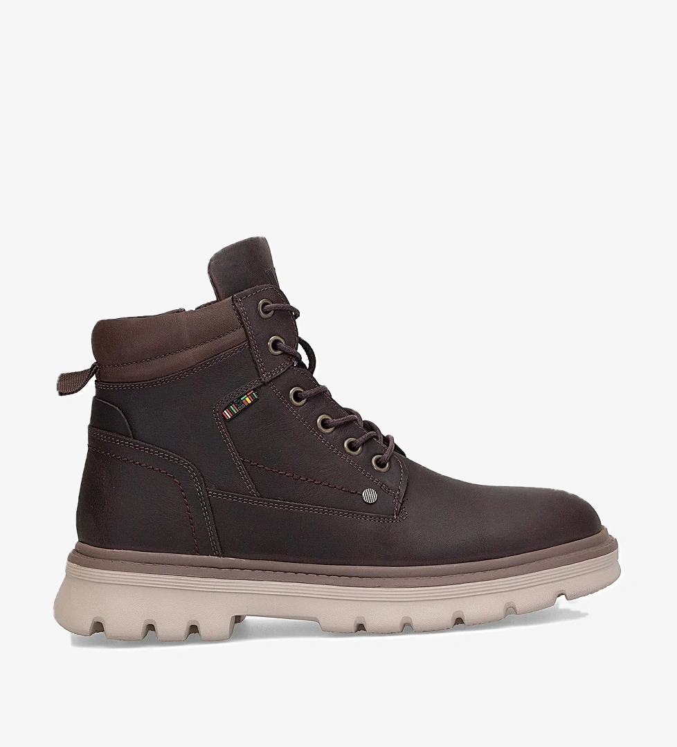 M368 Erkek Hakiki Deri Klasik Bot Kahverengi