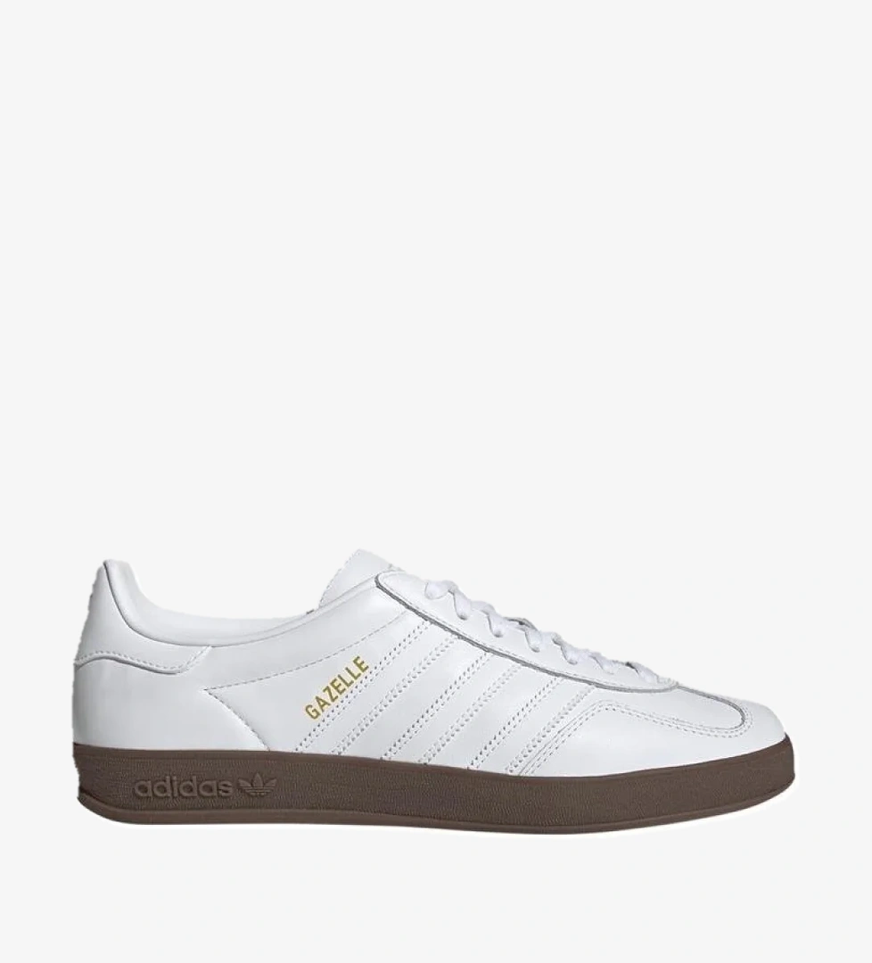 Erkek Beyaz Sneaker GAZELLE INDOOR JQ8380 - Görsel 1