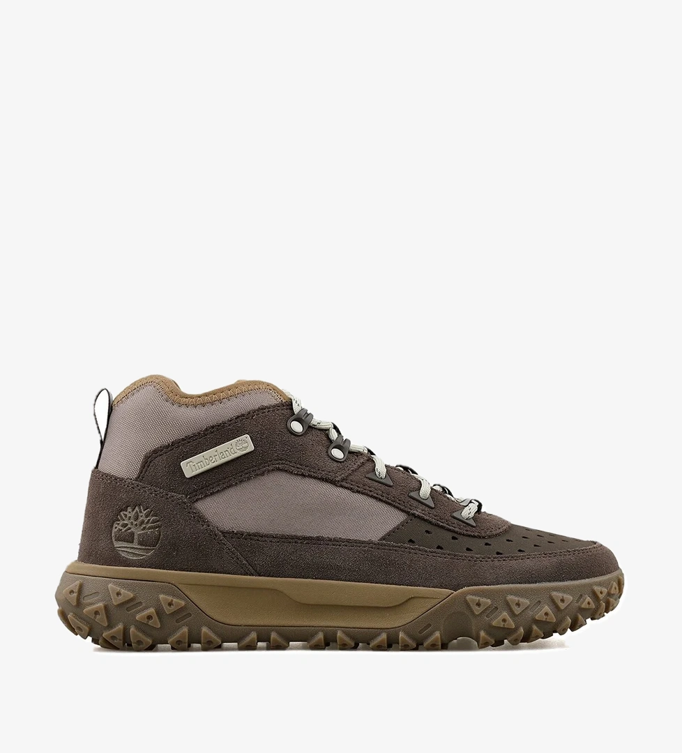 Green Stride Motion 6 Mid Lace Up Sneak Erkek Kahverengi Bot - Görsel 1