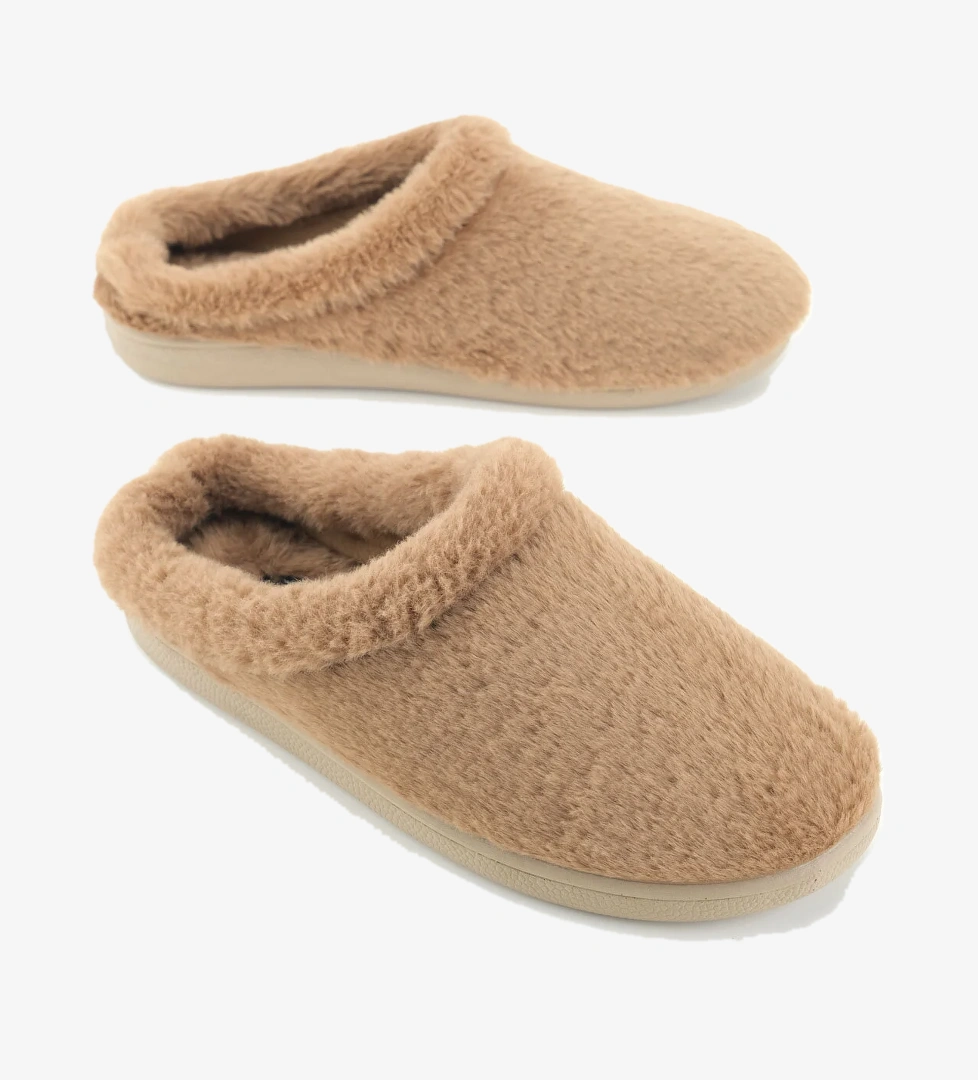 Kadın Kışlık Rahat Taban Ev Bahçe Gondol Terlik - Görsel 1