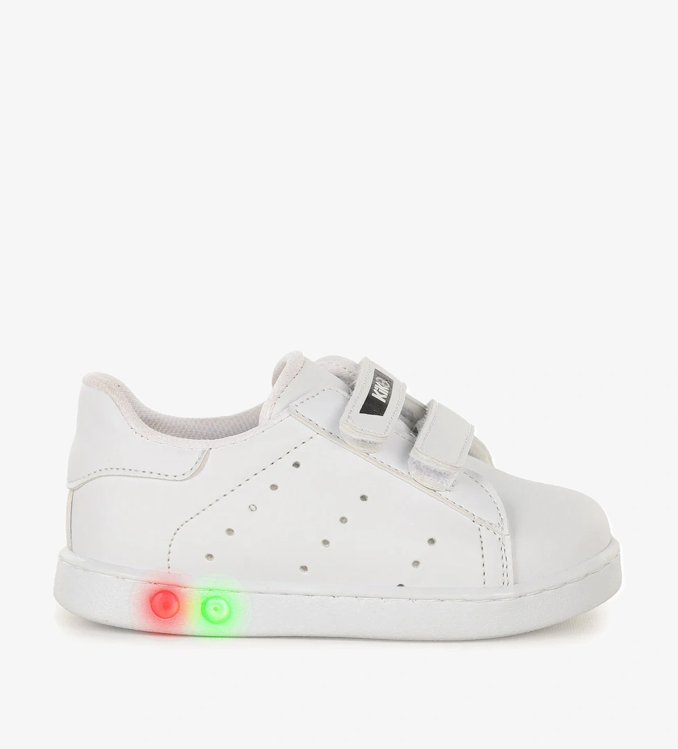 Royzo Cırtlı Işıklı Kız Çocuk Spor Ayakkabı Beyaz