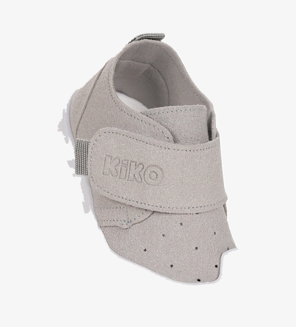 Rosie İlk Adım Cırtlı Kız Bebek Günlük Ayakkabı Gri