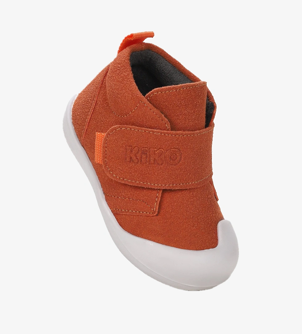 Winnie İlk Adım Cırtlı Kız Bebek Günlük Bot Ayakkabı Turuncu