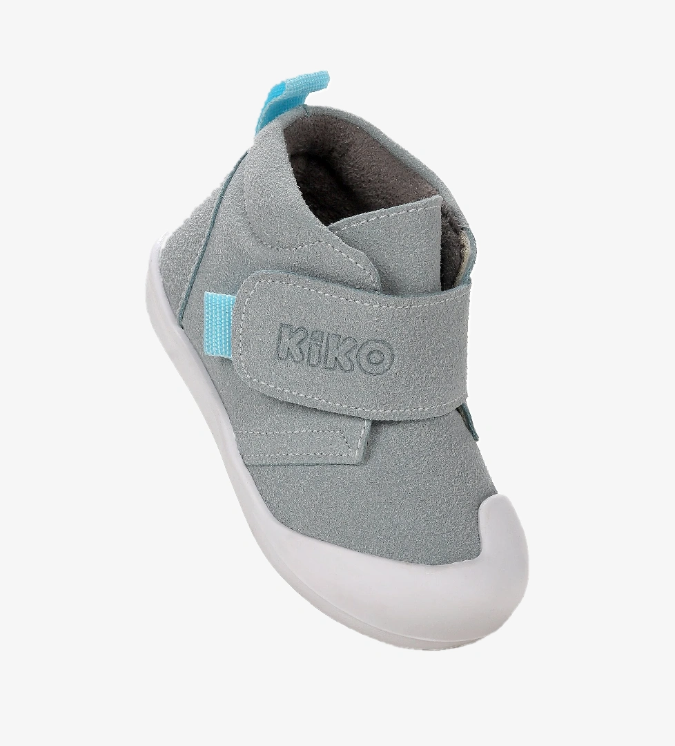 Winnie İlk Adım Cırtlı Kız Bebek Günlük Bot Ayakkabı Bebe Mavi