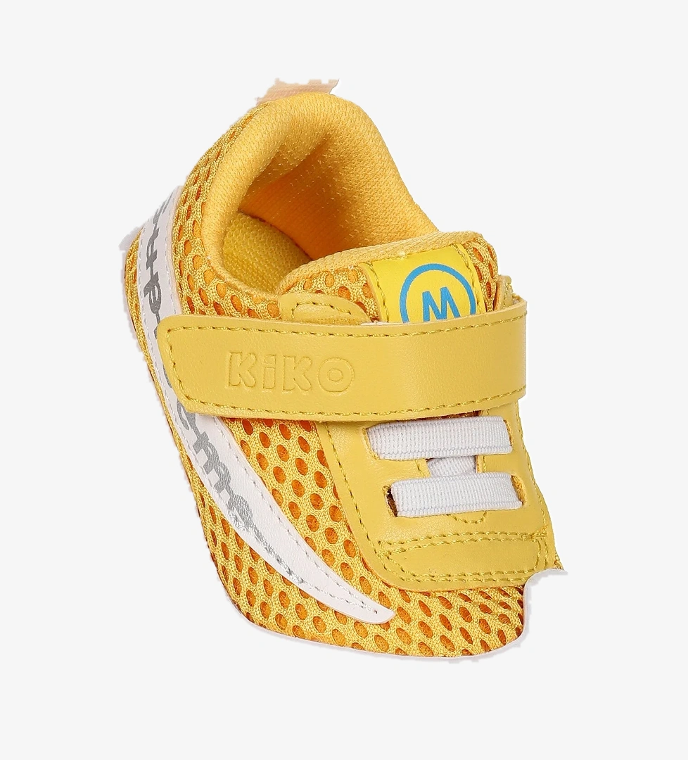 Welti Cırtlı Kız Bebek İlk Adım Ortopedik Günlük Ayakkabı Sarı