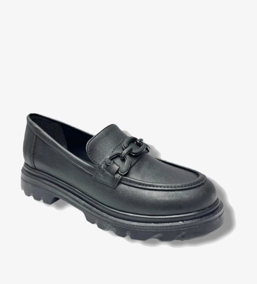 833-26 Zincir Tokalı Casual Kadın Ayakkabı - Görsel 1