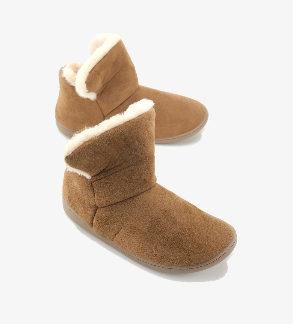 Kadın Kışlık İçi Peluşlu Rahat Taban Ev Bahçe Panduf Bot - Görsel 1