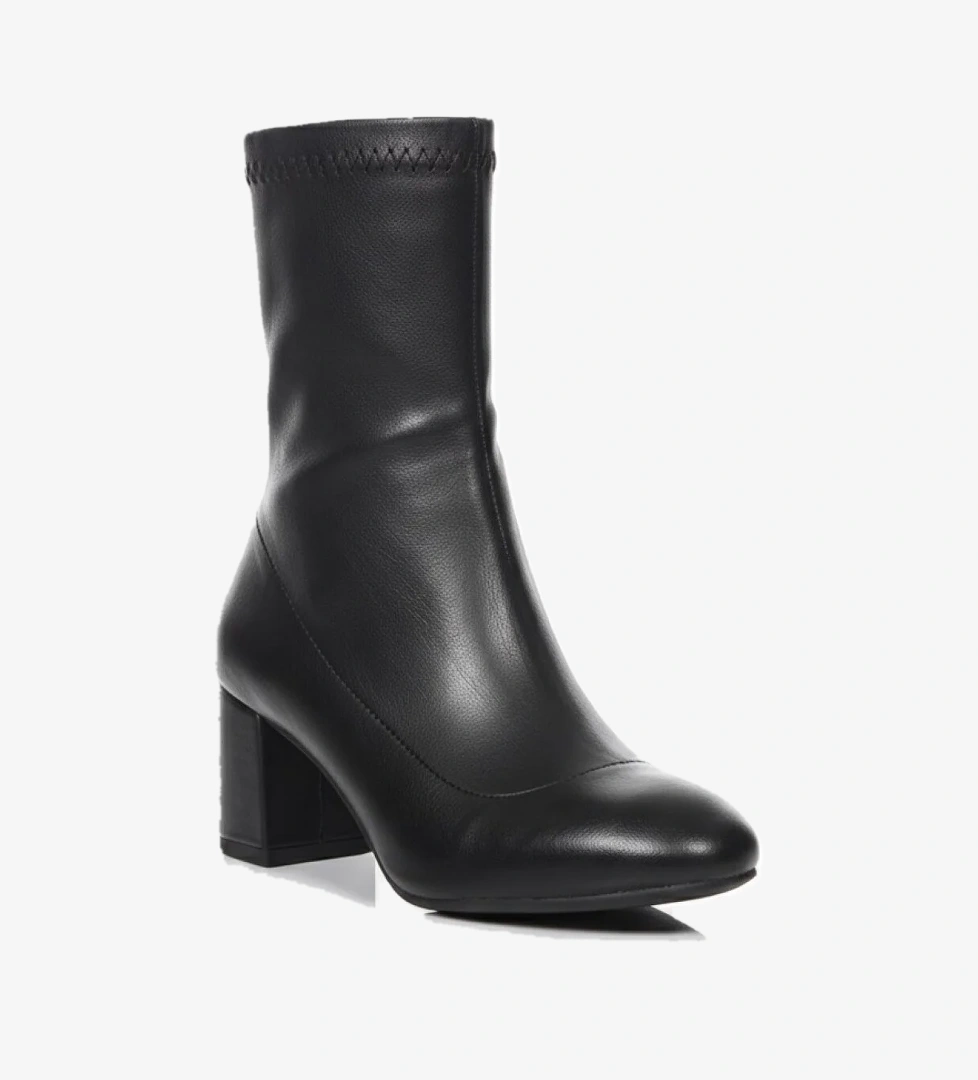 Boğazı Streçli Kalın Topuklu Kadın Bot 2041805-z