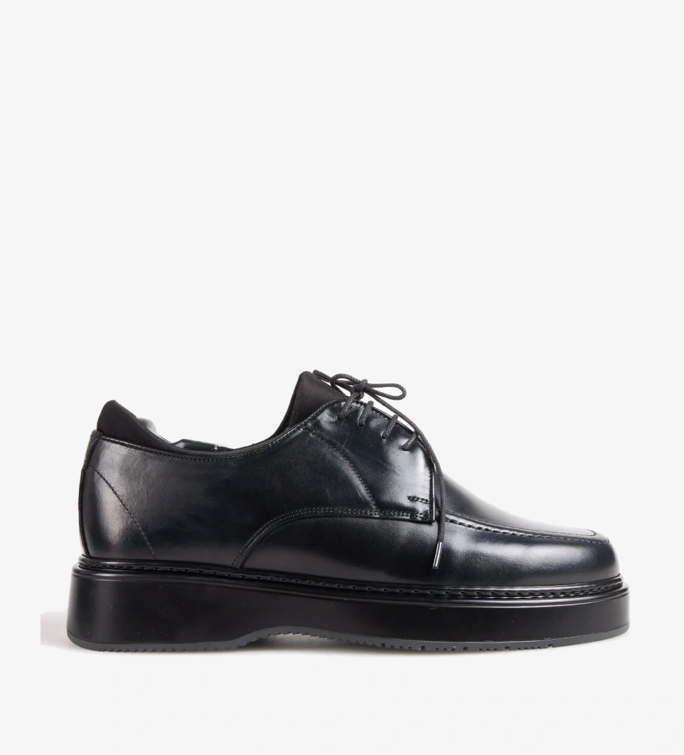 Fabrika Siyah Erkek Klasik Ayakkabı SOREN-NICO model görseli