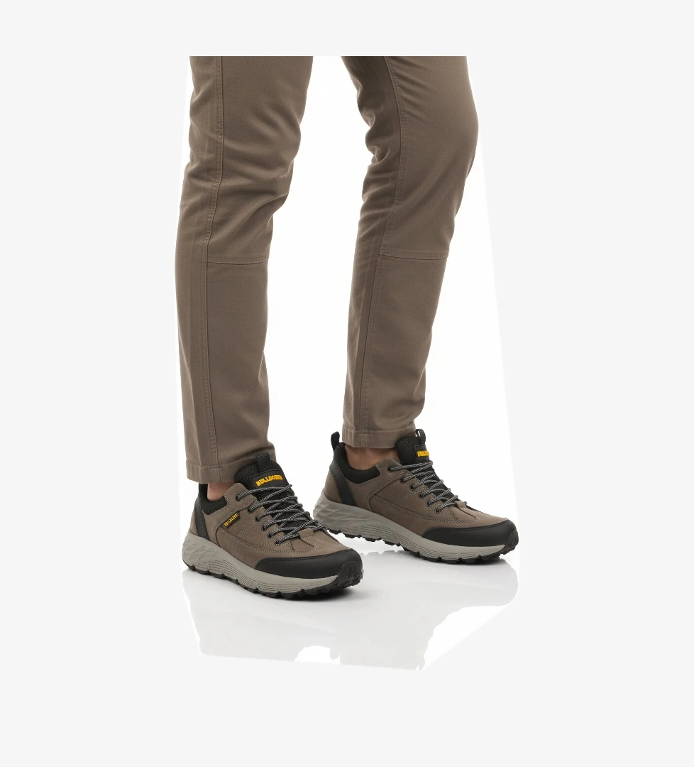 Gri Nubuk Hakiki Deri Erkek Outdoor Ayakkabı