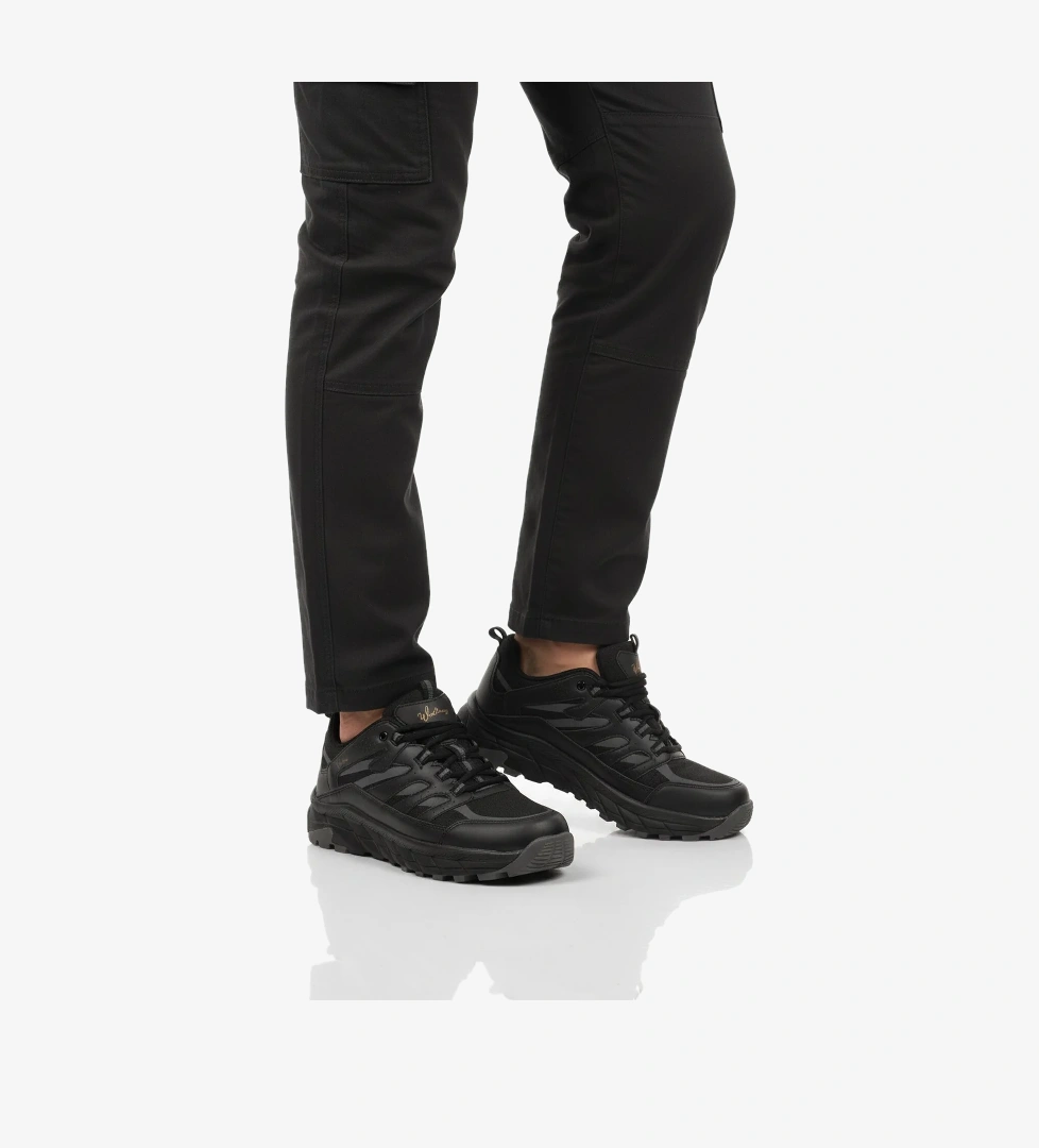 Siyah Bağcıklı Erkek Outdoor Ayakkabı - Görsel 1