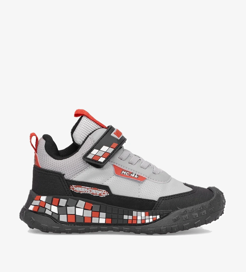 Elit ASATL811 Erkek Çocuk Düz Bot Siyah - Gri