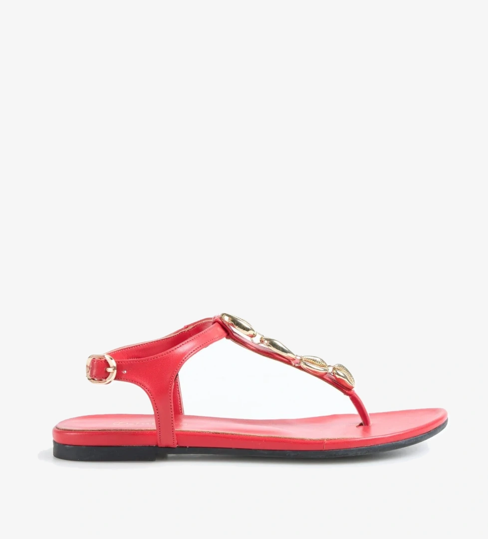 F By Fabrika Kırmızı Kadın Sandalet LULE model görseli