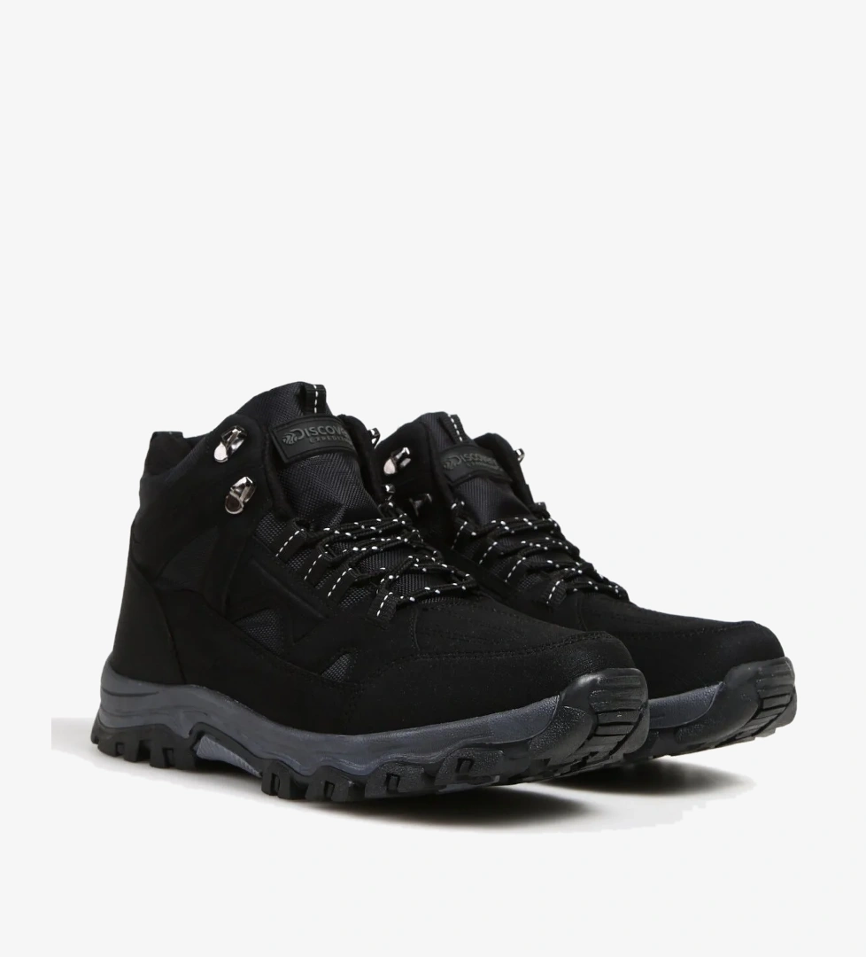 Discovery Expedition Discovery Expedition Gri Siyah Erkek Outdoor Bot GRECO NEW Outdoor Ayakkabı | Flo Gri - 1. görsel