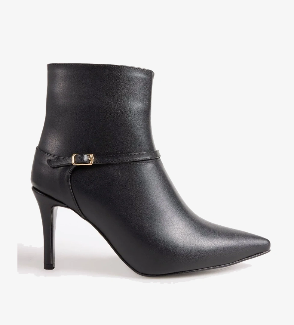 Fabrika Siyah Kadın Topuklu Bot CORIA-COPPET model görseli