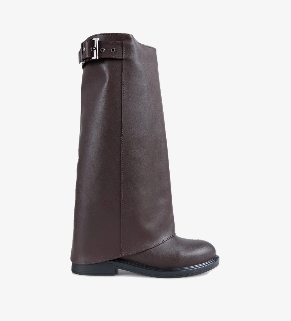 Fabrika Kahve Kadın Çizme FALLON-CHEN model görseli