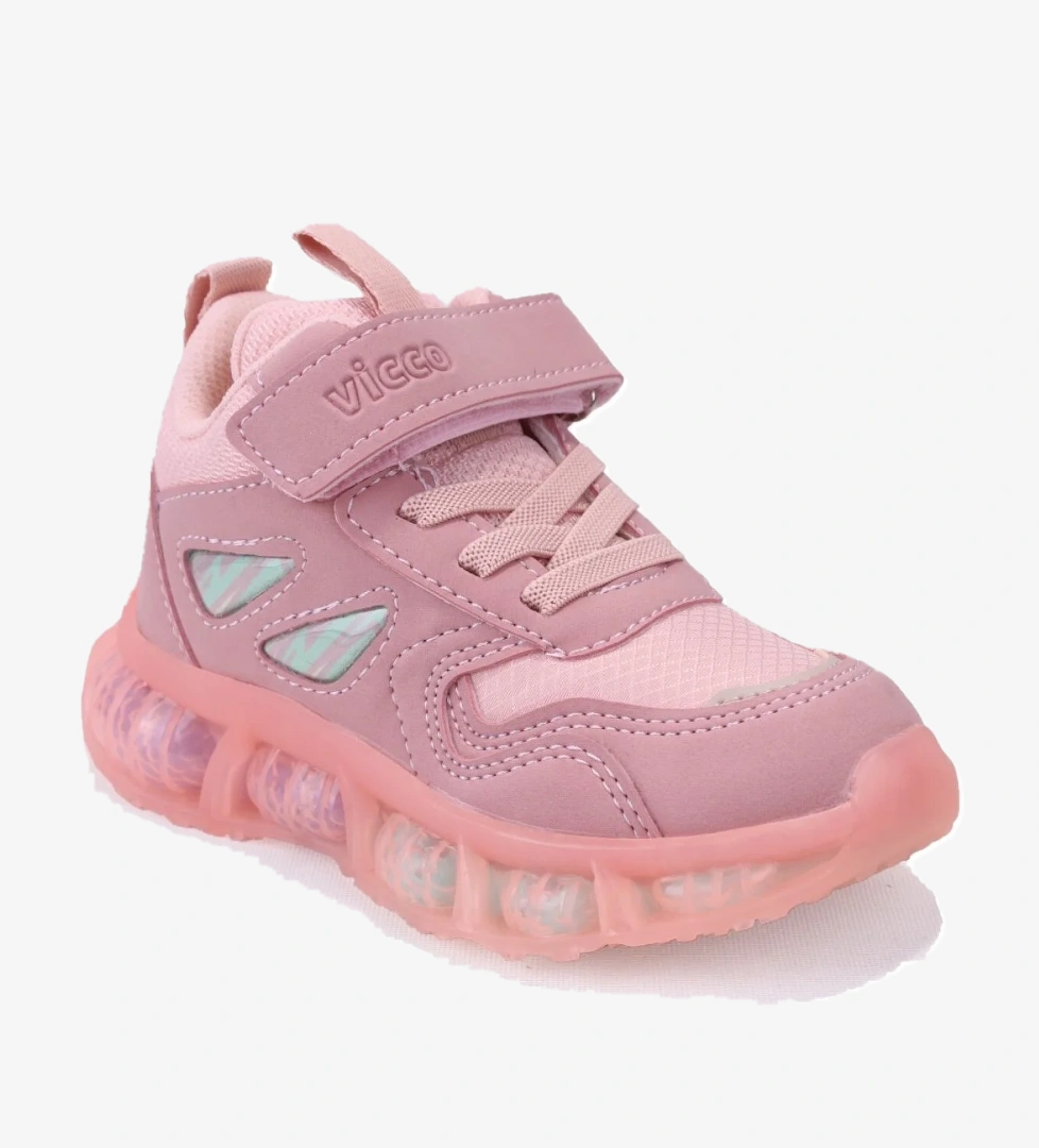 Vicco Willow 946p23k380 Füme Pudra Ortopedik Günlük Işıklı Kız Erkek Çocuk Spor Bot model görseli