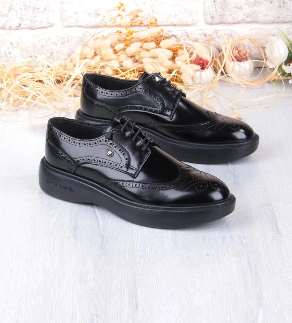 70913 Siyah Açma Damat Ayakkabısı Takım Ayakkabısı Erkek Ayakkabı - Görsel 1