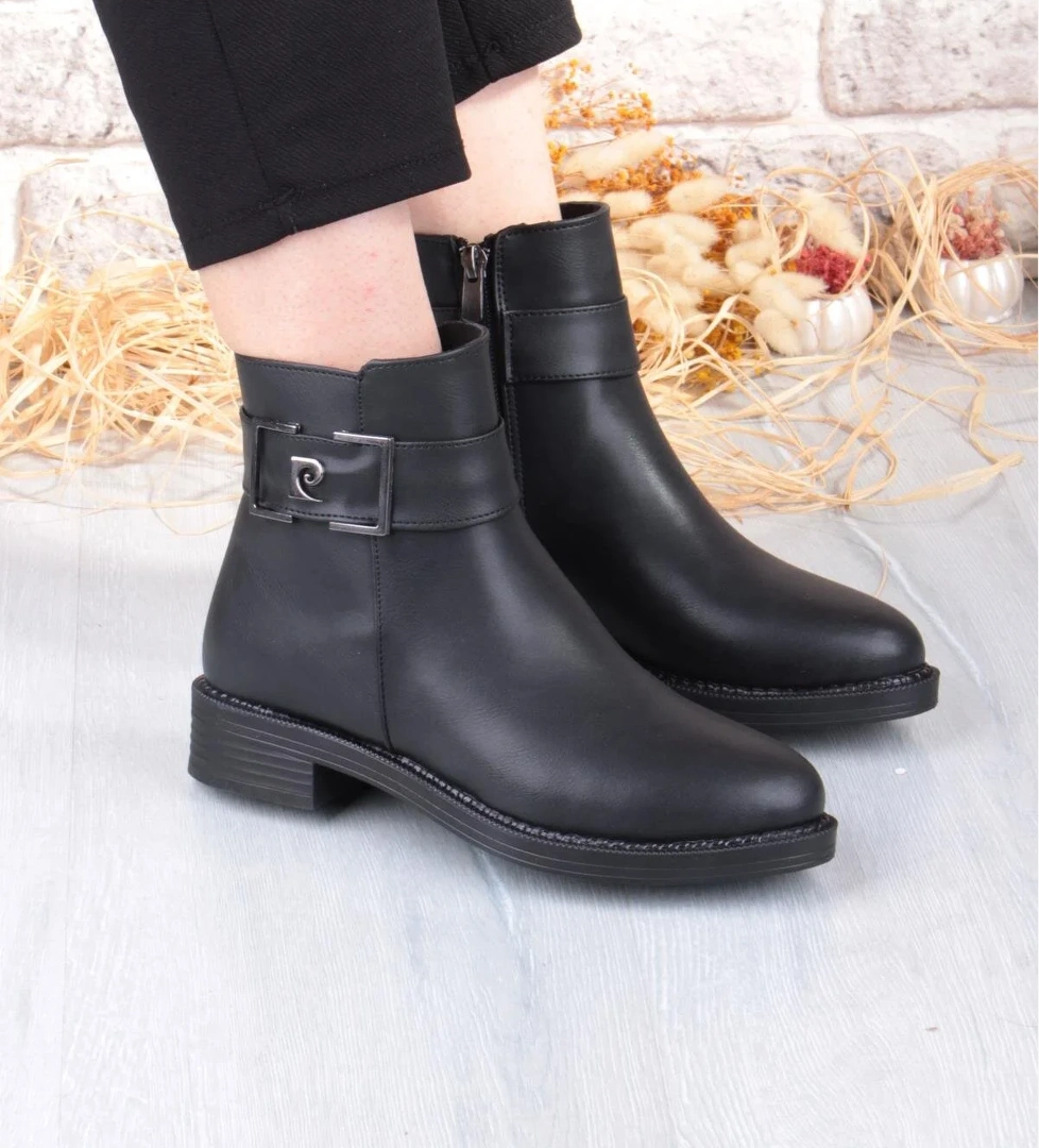 Pierre Cardin 54910 Rahat Sıcak Astar Toka Detaylı Kısa Kadın Bot model görseli