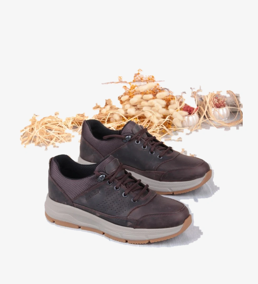 King Paolo I1287 Kruvasan Hafif Rahat Yürüyüş Ayakkabısı Hakiki Deri Erkek Ayakkabı model görseli