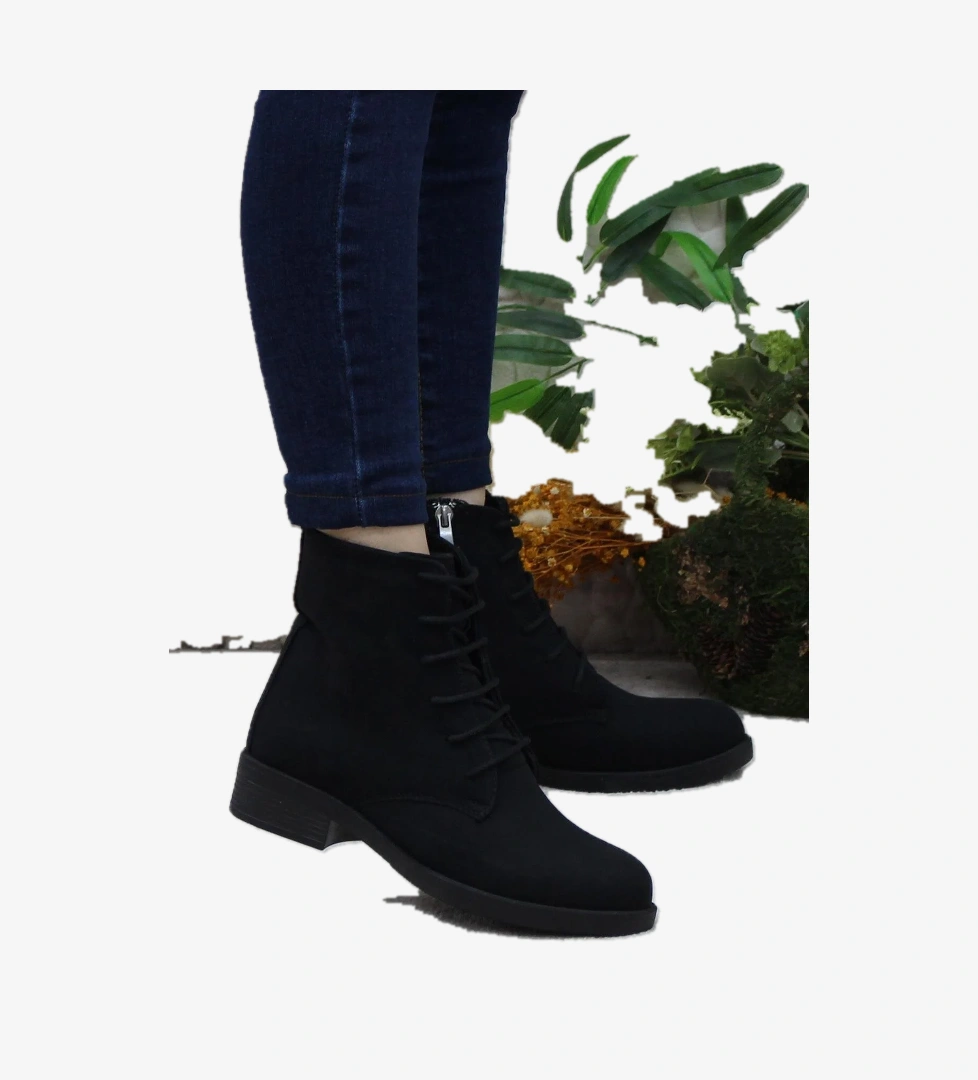 Mehmet Mete 42152 Siyah Sıcak Astar Kaymaz Taban Kadın Bot model görseli