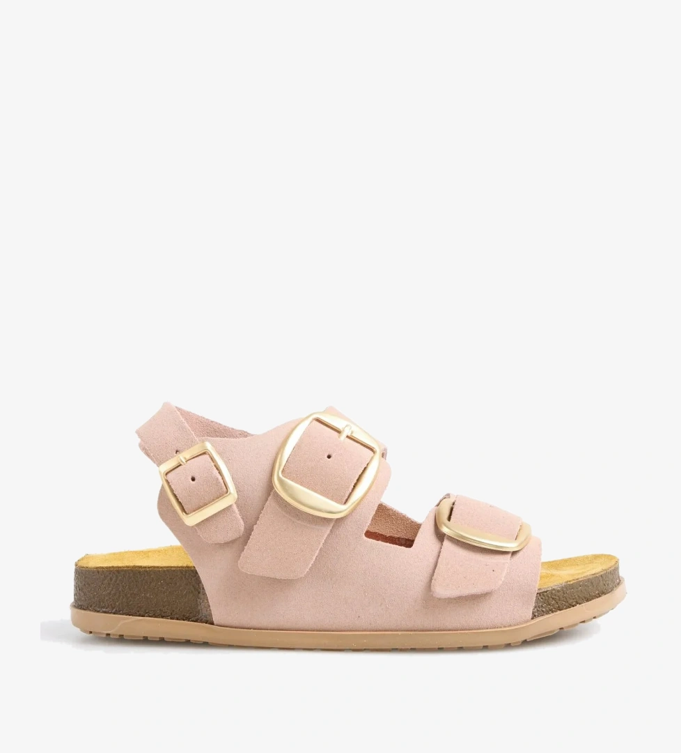 Deri Pembe Kadın Sandalet D-RAINA - Görsel 1