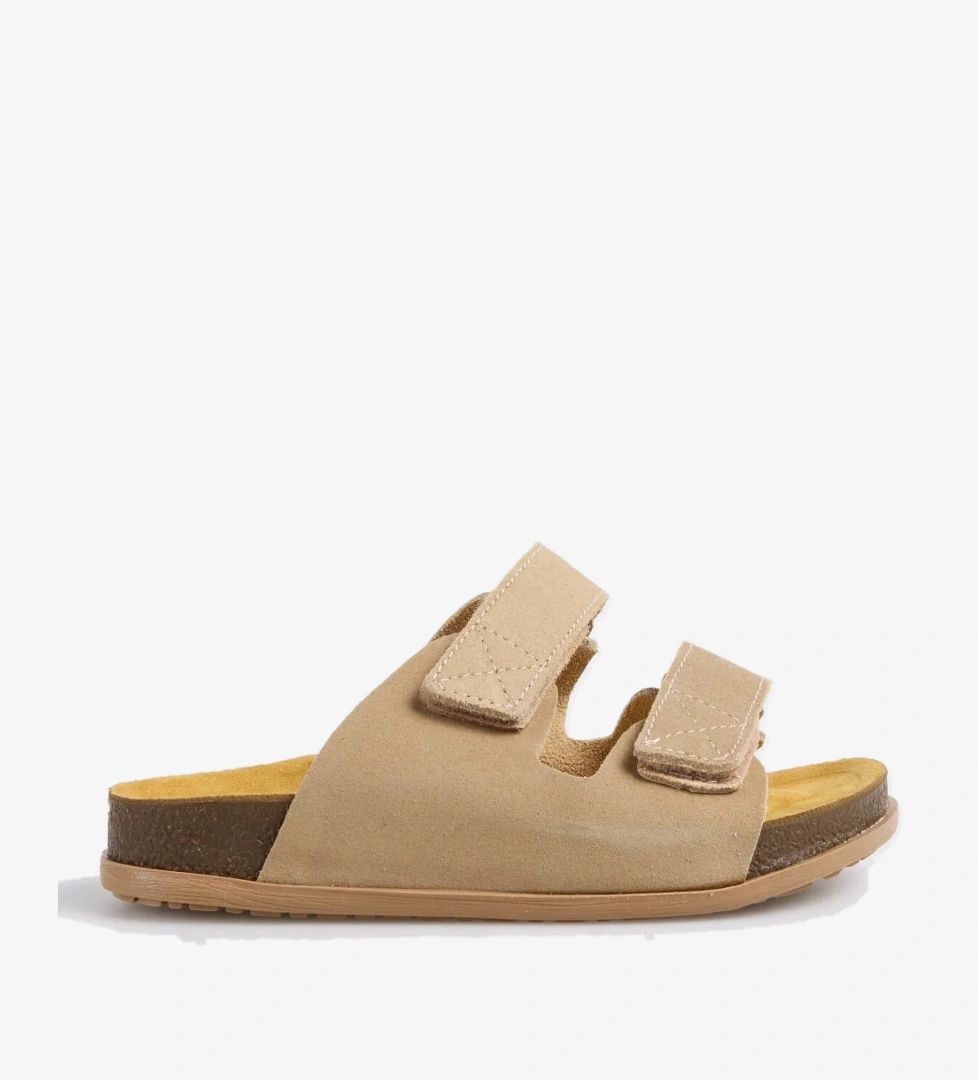 Discovery Expedition Bej Kadın Deri Terlik D-PARKER model görseli