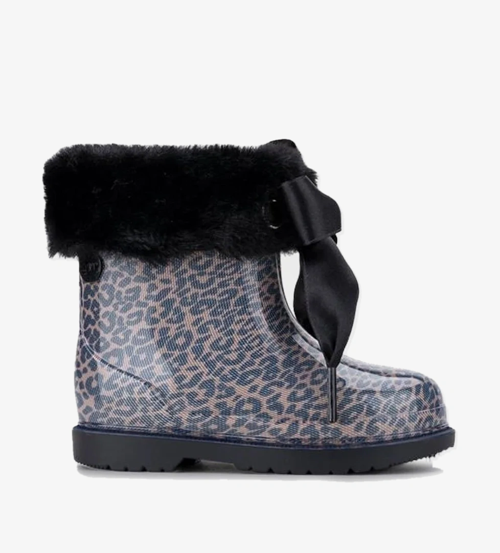 Kız Çocuk Yağmur Çizmesi W10338 SİYAH