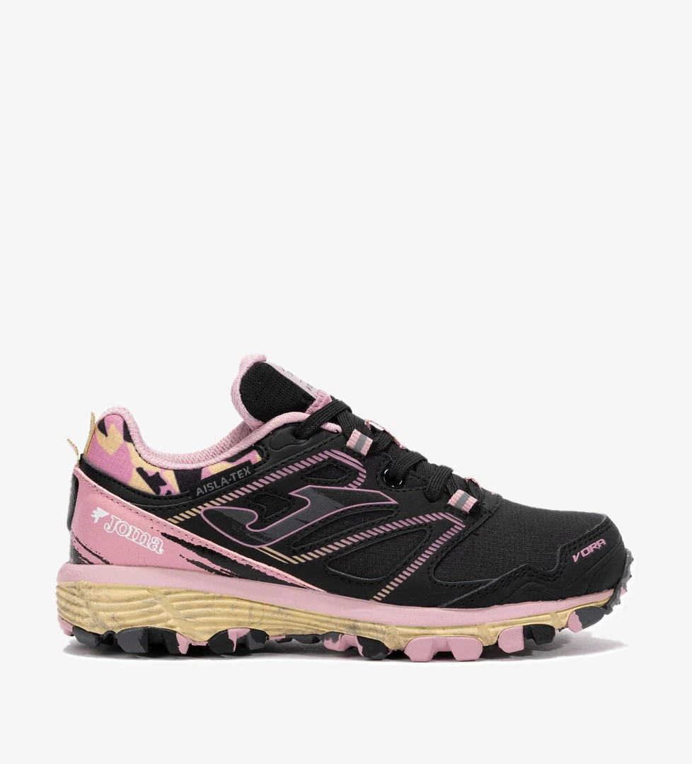 J.VORA JR 2501 BLACK PINK Siyah Unisex Spor Ayakkabı - Görsel 1