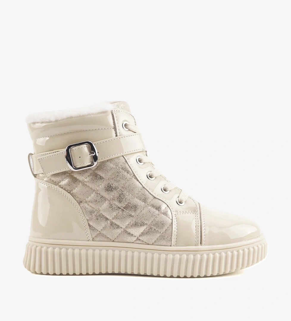 Kinetix Kinetix CAPITONE.F-KRK-INT 3PR Bej Kız Çocuk High Sneaker Flo'da! Bej - 1. görsel