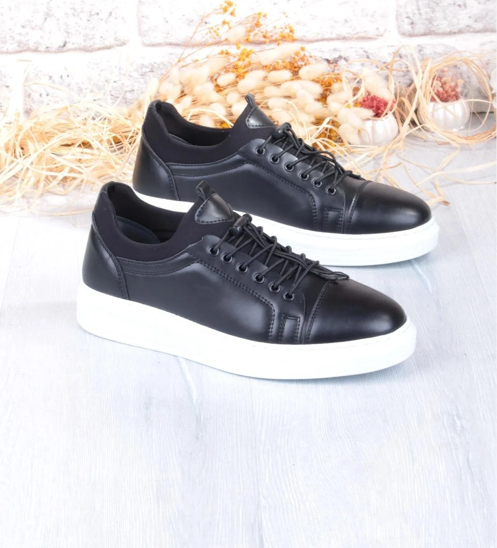 1196 Etap Lastik Bağcıklı Rahat Hafif Dikişli Taban Erkek Ayakkabı