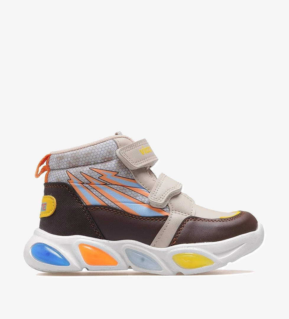 David Erkek Çocuk Işıklı Spor Bot 25k 946.420 Pe Bej - Görsel 1