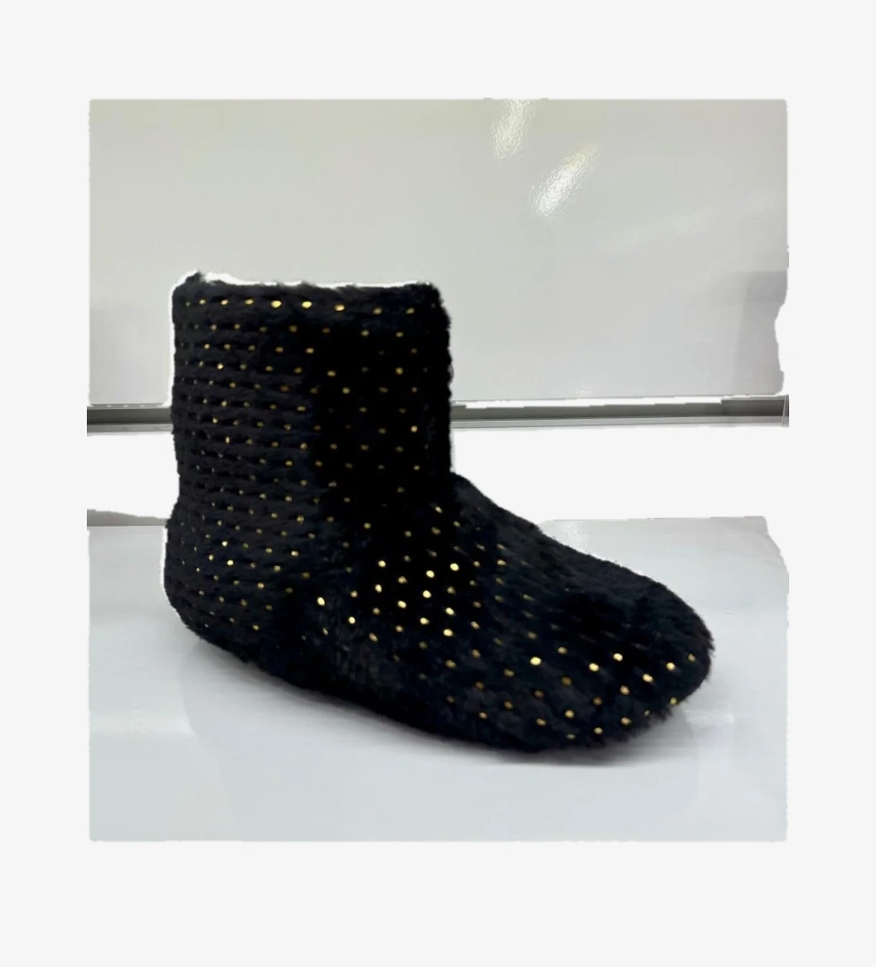 Kadın Kışlık Sessiz Taban Ev Panduf Bot - Görsel 1