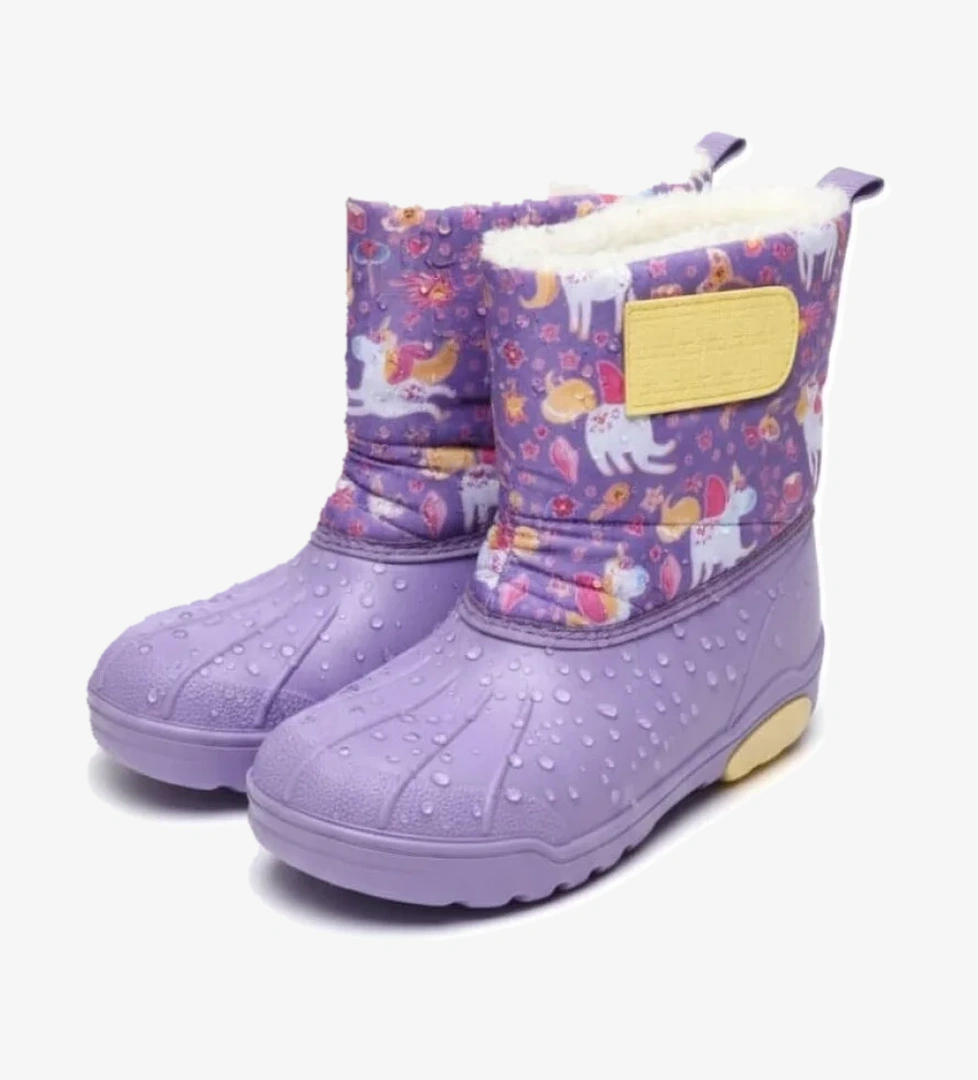 Mcdark Kiz Çocuk Su Geçi̇rmez İçi̇ Kürklü Kar Botu model görseli