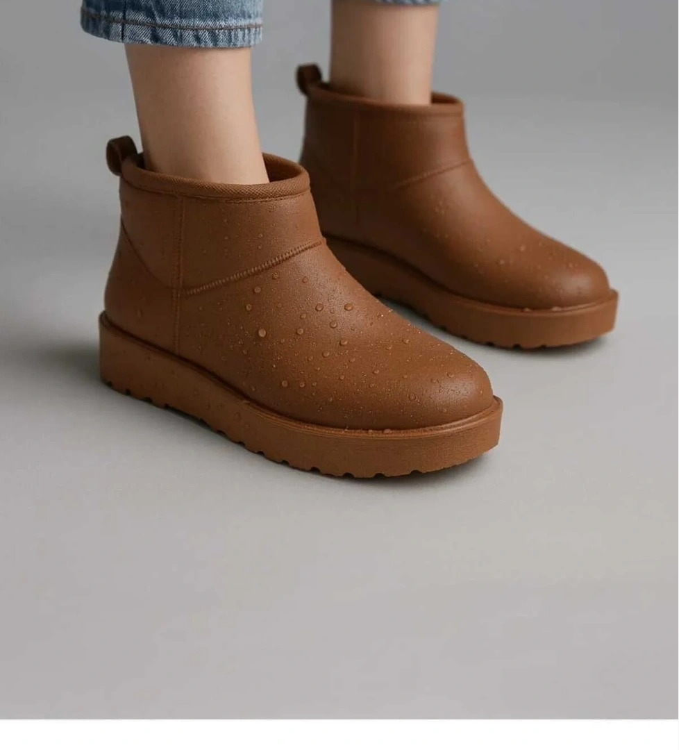 HSM SU GEÇİRMEZ İÇİ YOĞUN KÜRKLÜ KISA BOT - Görsel 1