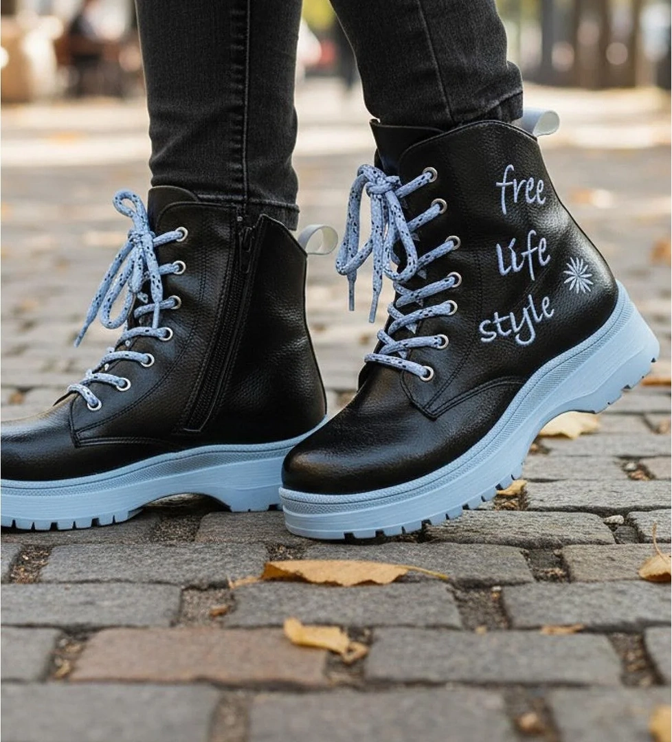 258 Ortopedik Bağcıklı Fermuarlı Kız Çocuk Bot Ayakkabı Kürklü Kız Çocuk Bot