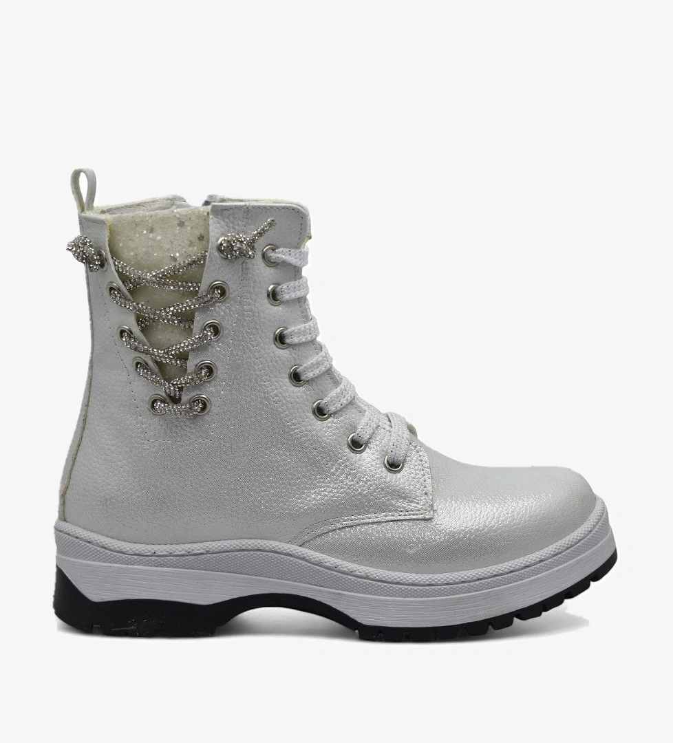 269 Ortopedik Bağcıklı Fermuarlı Kız Çocuk Bot Ayakkabı Kürklü Kız Çocuk Bot