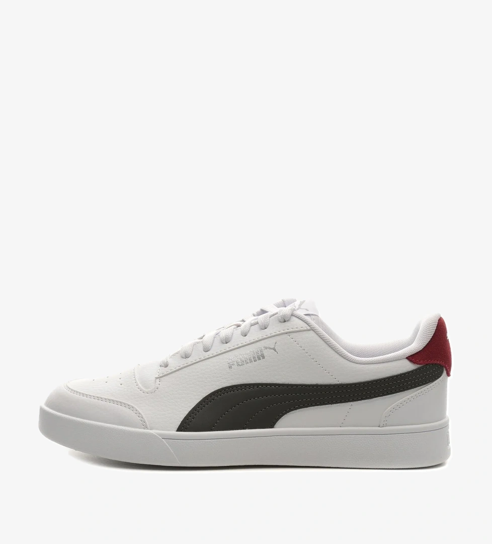 Shuffle- White-Shadow Gray-Intense Red - Görsel 1