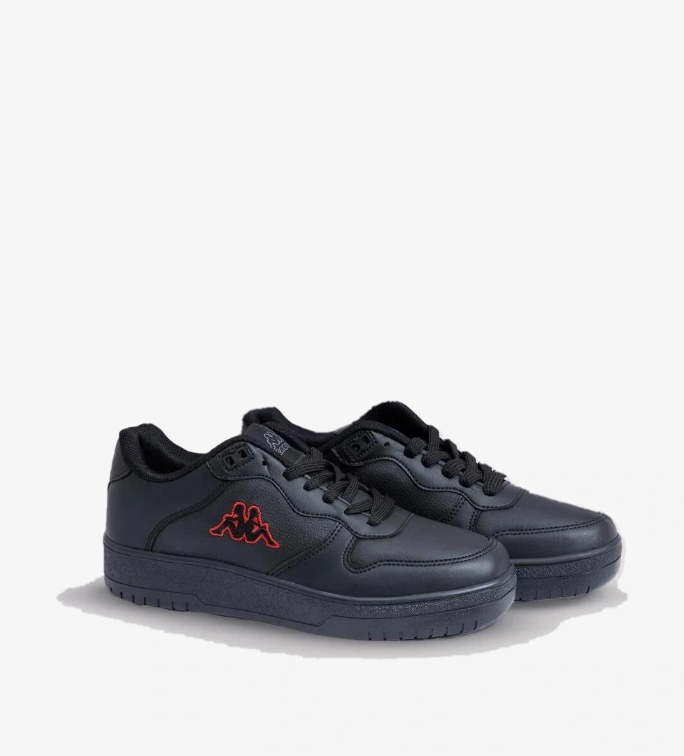 Logo Maserta Unisex Siyah-kırmızı Sneaker - Görsel 1