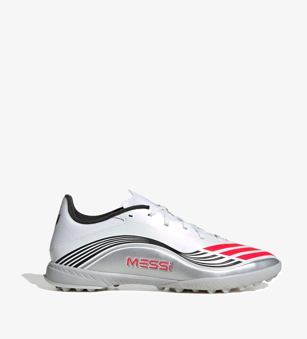 F50 MESSI LEAGUE TF Beyaz Erkek Krampon