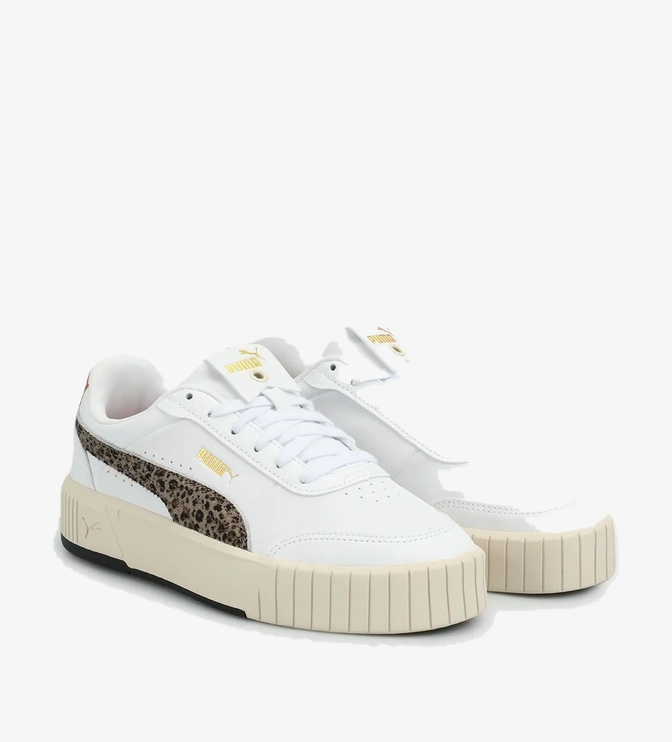 E6Carina Mia Animal Flair Beyaz Kadın Sneaker 40351501 - Görsel 1