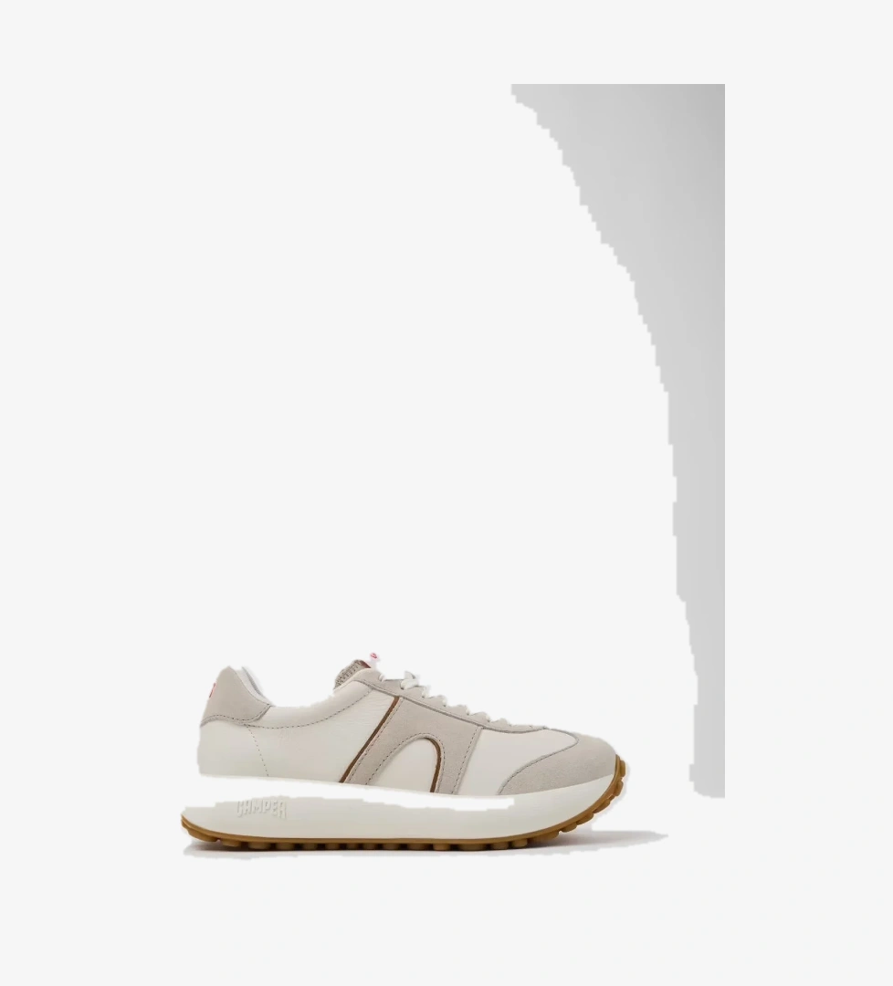 Camper Pelotas Bayan Athens Deri Beyaz Ve Nubuk Kadın Spor Ayakkabı K201845-002 model görseli